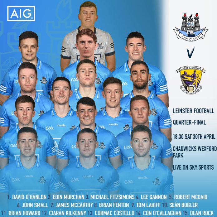 Dublin team to play wexford football 2022