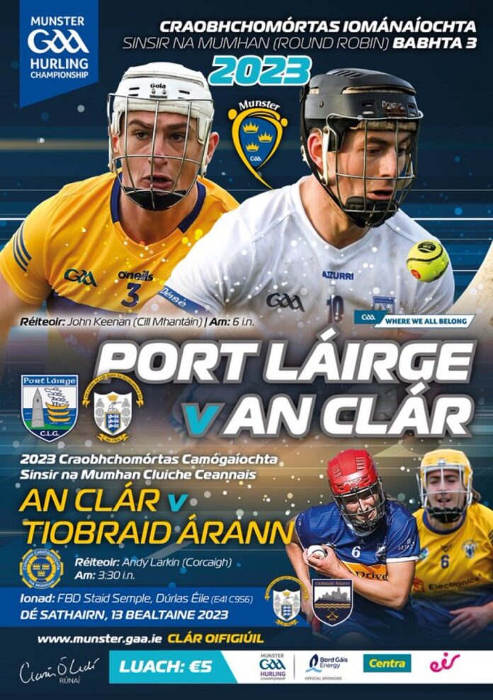 GAA Preview Waterford v Clare Live Scores and Starting Teams