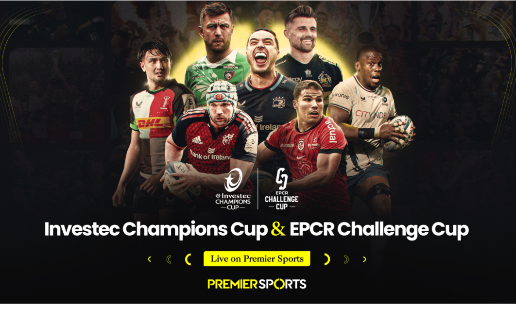 Premier Sports new Broadcaster for Investec Champions Cup and EPCR Challenge Cup