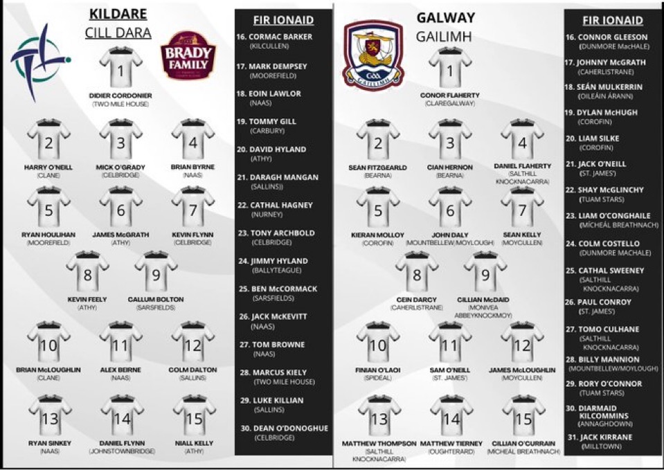 Galway beat Kildare by 7pts in Senior Football Inter-County Challenge Game