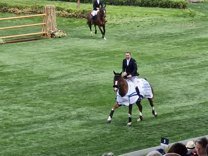 Jordan Coyle and King Kannan GP on their victory lap